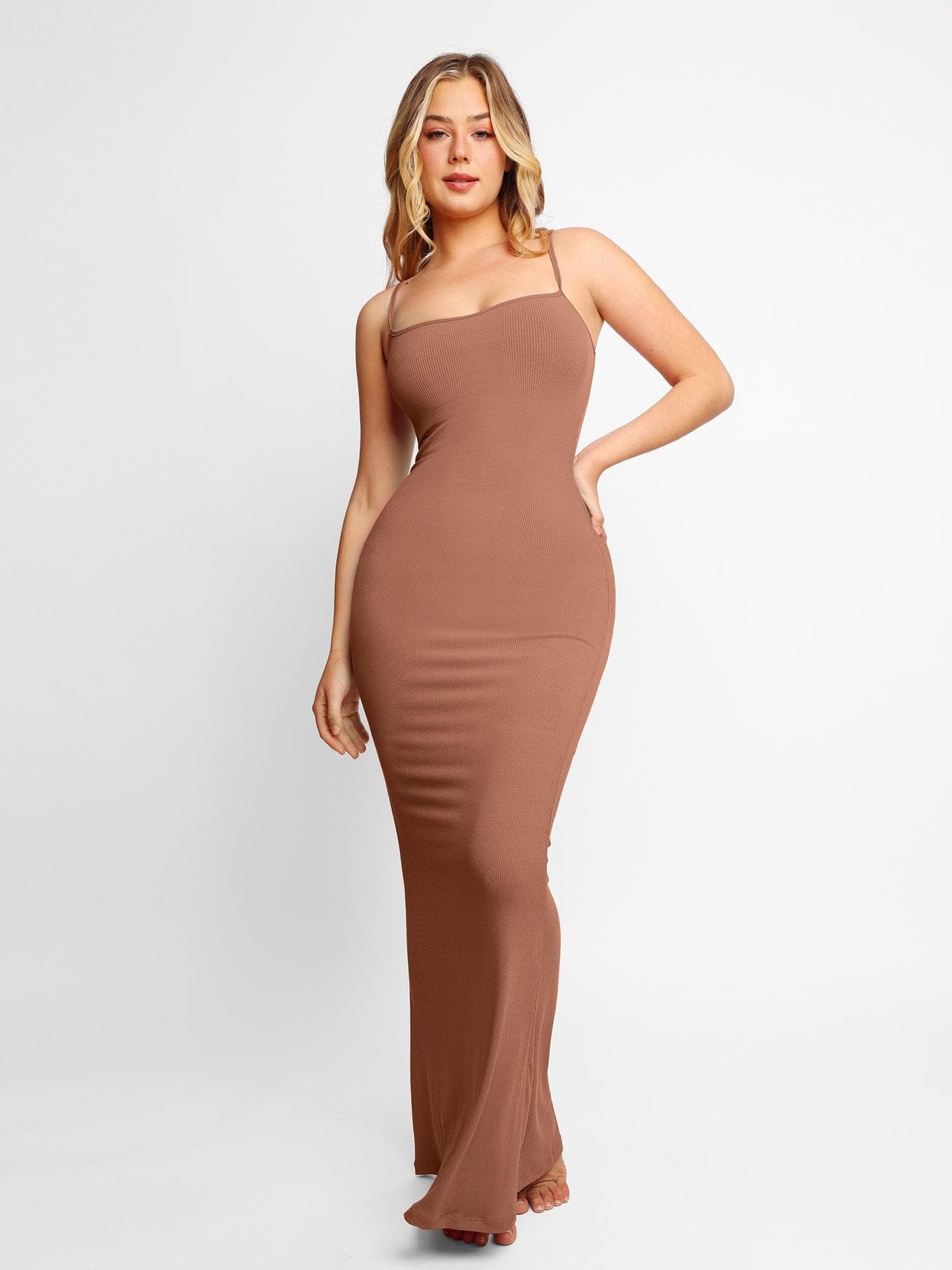 Seamless Smoothing Dress – Built-In Shapewear for Effortless Style