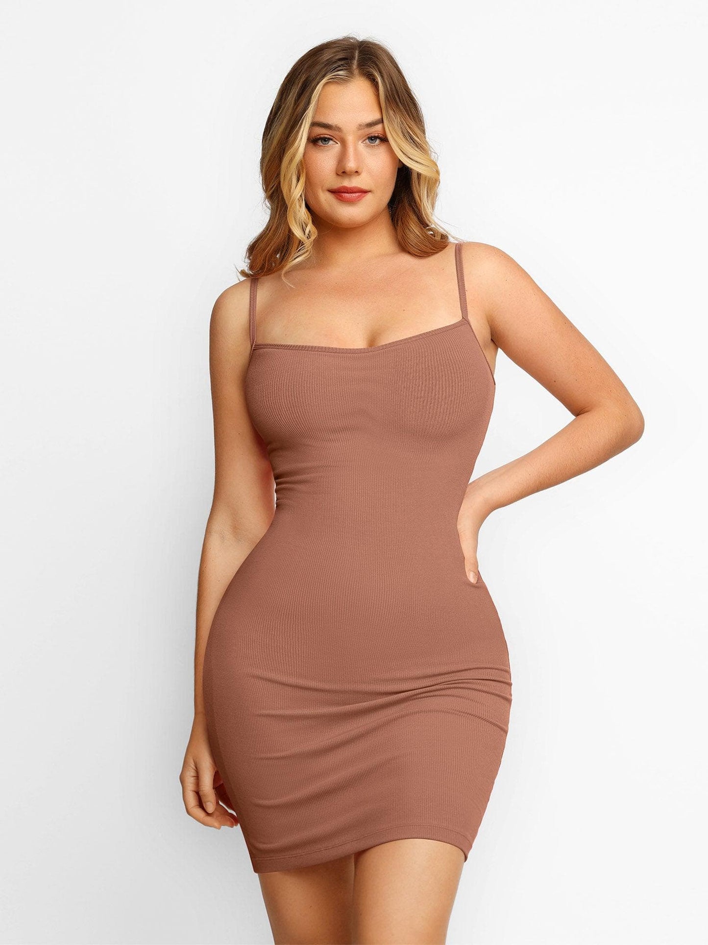 Seamless Smoothing Dress – Built-In Shapewear for Effortless Style