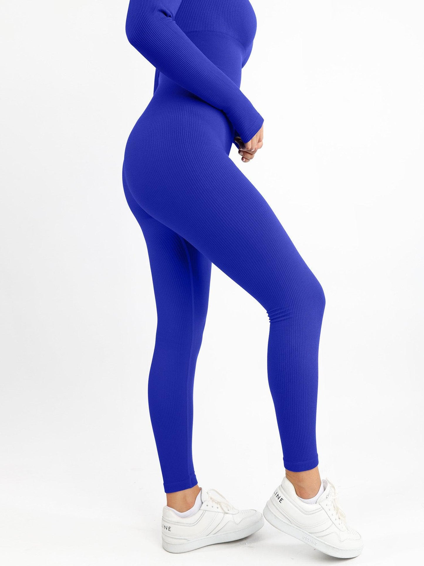 Seamless Smoothing Jumpsuit – Built-In Shapewear + Bra Support