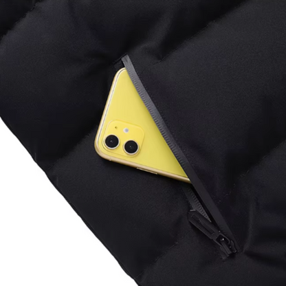 Luksusergadrerad vinterjacka med fyllning för ultimat komfort