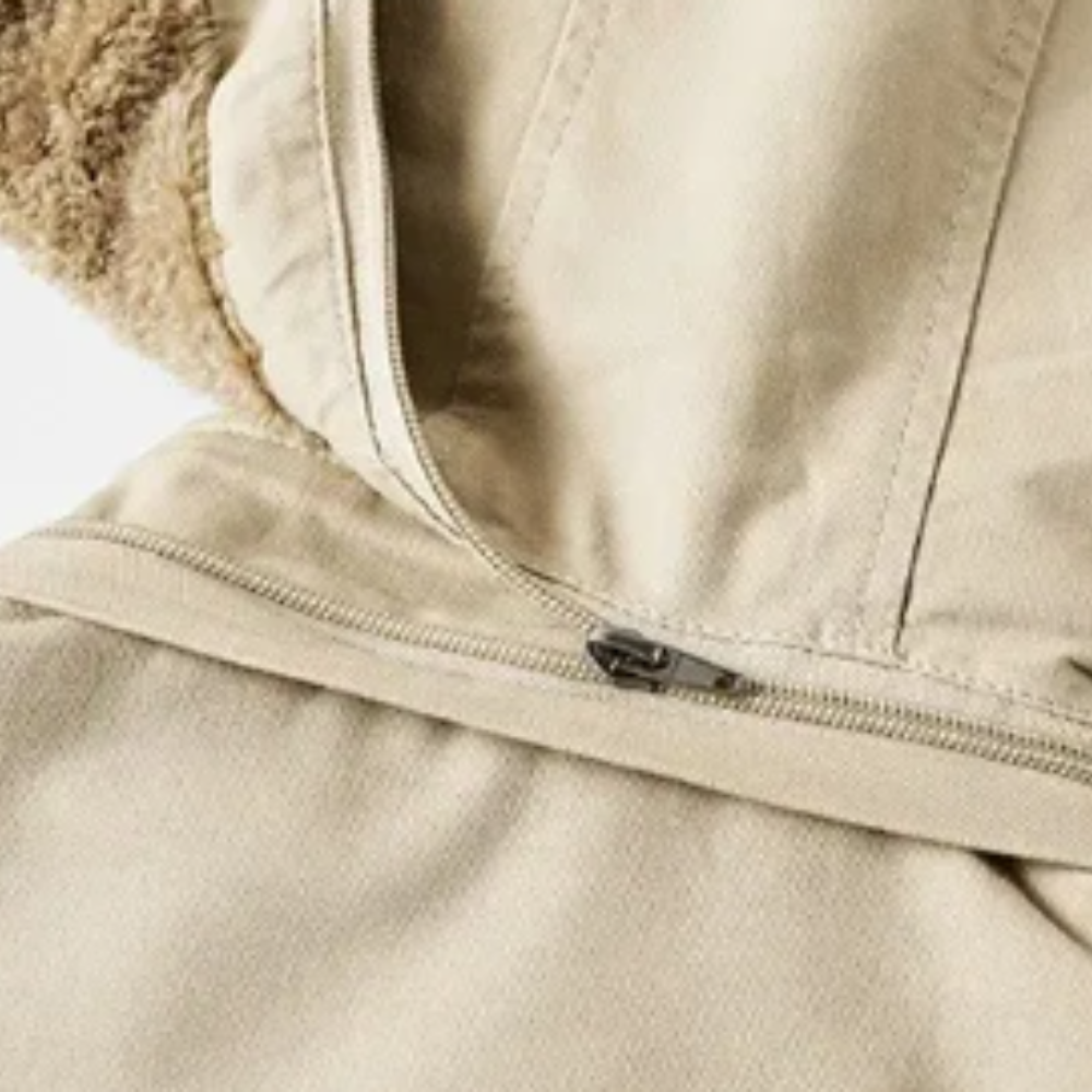 Chic och varm stil: Högkvalitativ vadderad vinterjacka