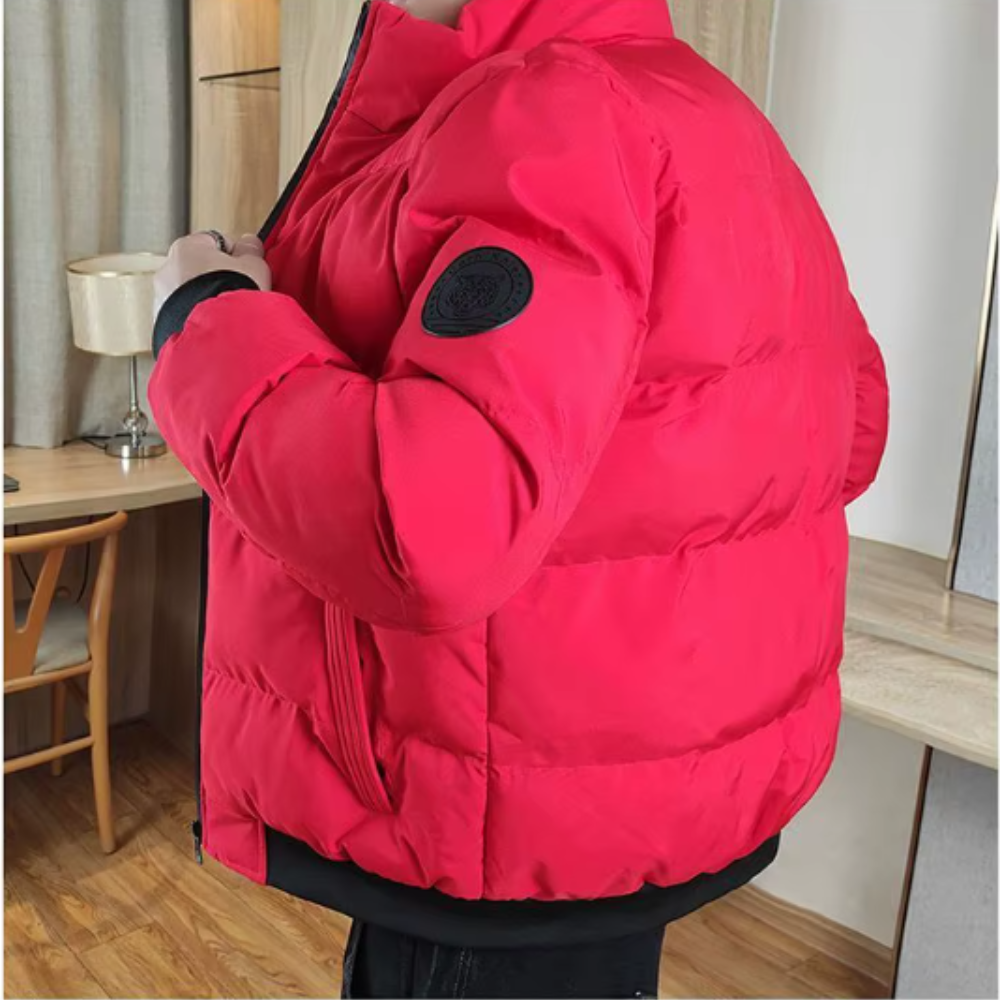 Sofistikerad vindtät herrjacka för stilren skydd