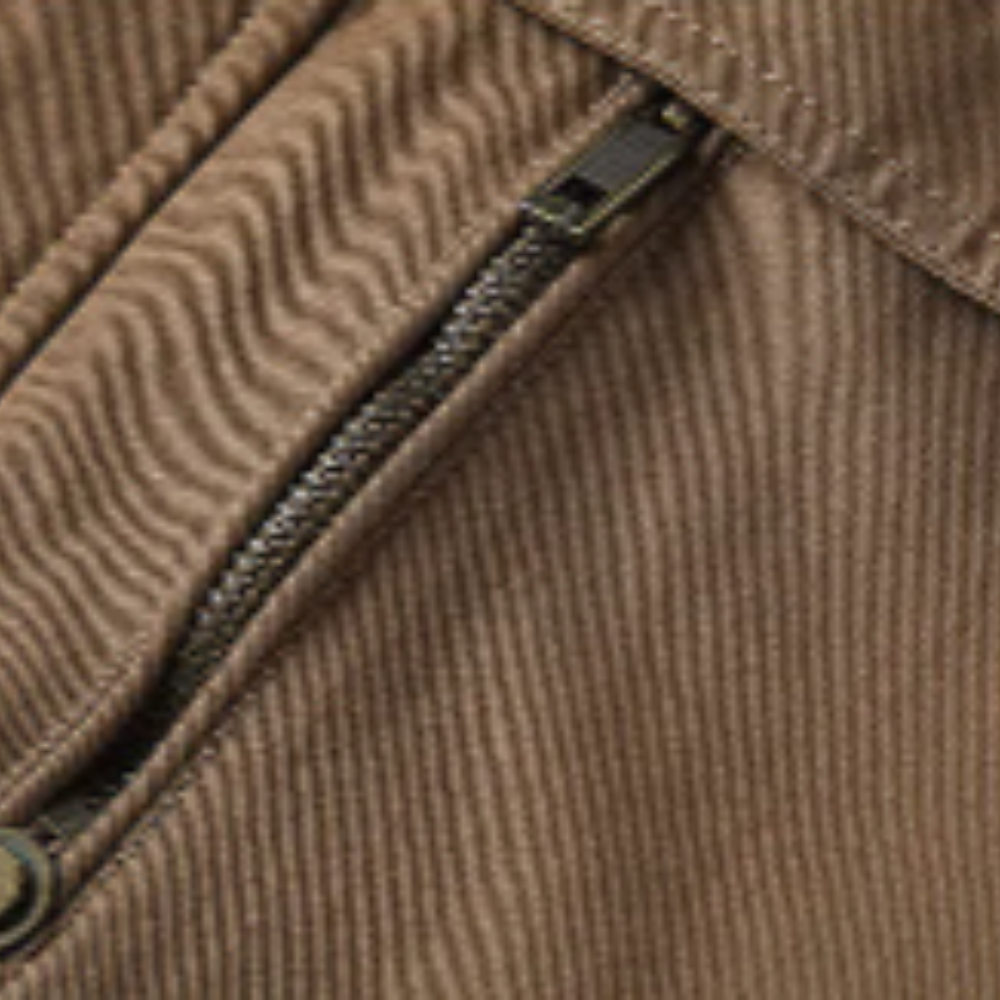 Chic och vindtät vinterjacka för stilfull värme