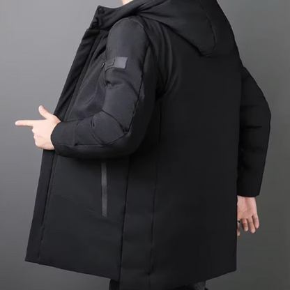 Elegant lång herrjacka