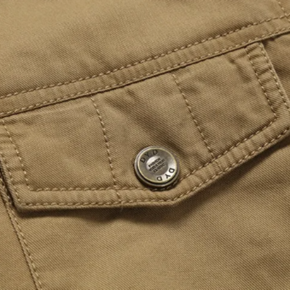 Chic och Mysig Bomullsopad Vinterjacka