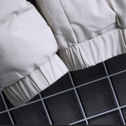 Stilfull herremperjal med värmande dunjacka