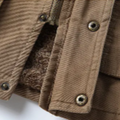 Chic och vindtät vinterjacka för stilfull värme