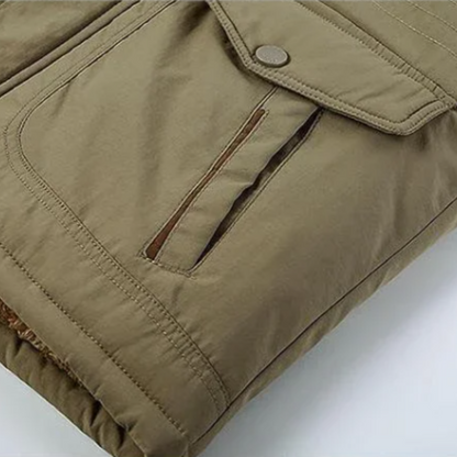 Lyxig vinterdoudoune med vaddering för extra komfort