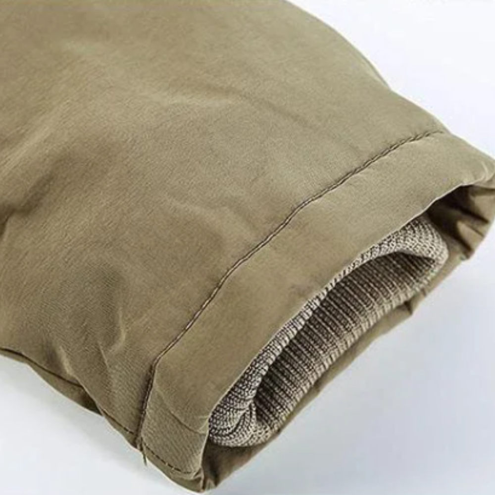 Lyxig vinterdoudoune med vaddering för extra komfort