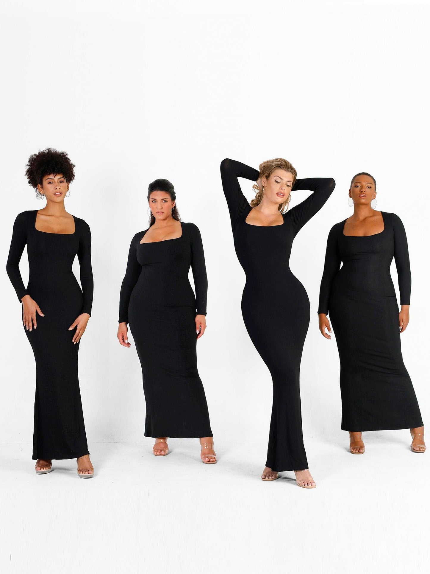 Seamless Smoothing Dress – Built-In Shapewear for Effortless Style