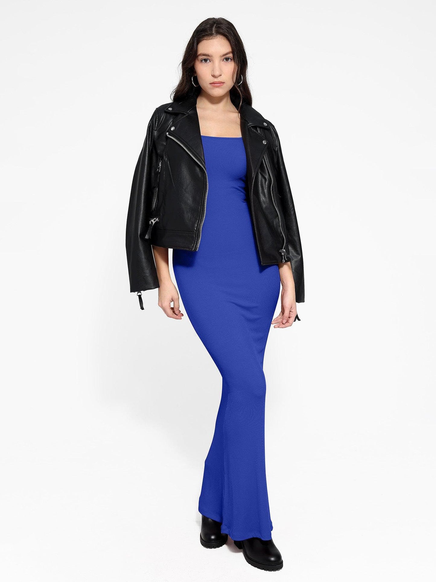 Seamless Smoothing Dress – Built-In Shapewear for Effortless Style