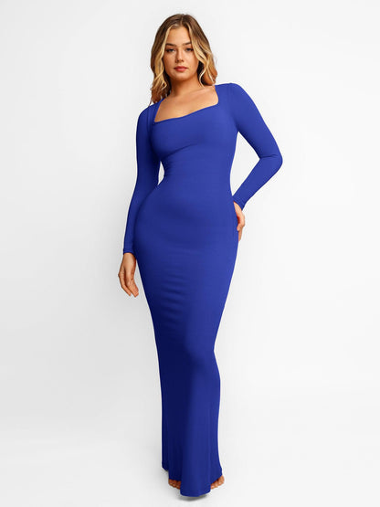 Seamless Smoothing Dress – Built-In Shapewear for Effortless Style