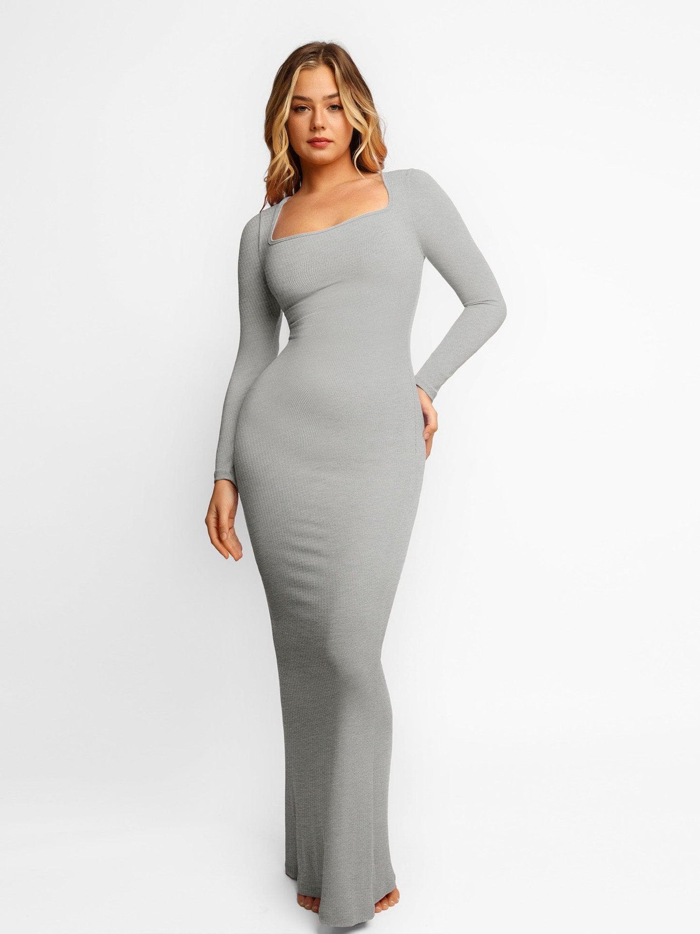 Seamless Smoothing Dress – Built-In Shapewear for Effortless Style