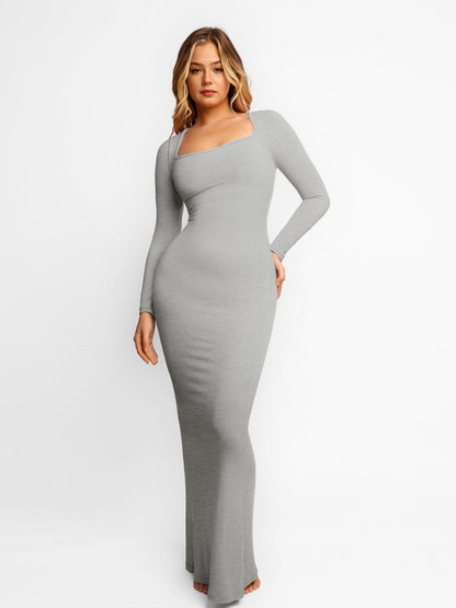 Seamless Smoothing Dress – Built-In Shapewear for Effortless Style