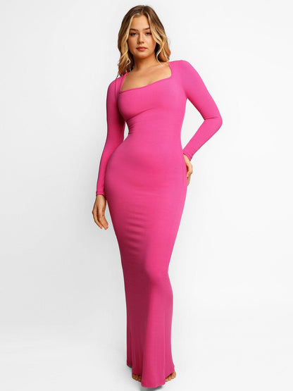 Seamless Smoothing Dress – Built-In Shapewear for Effortless Style