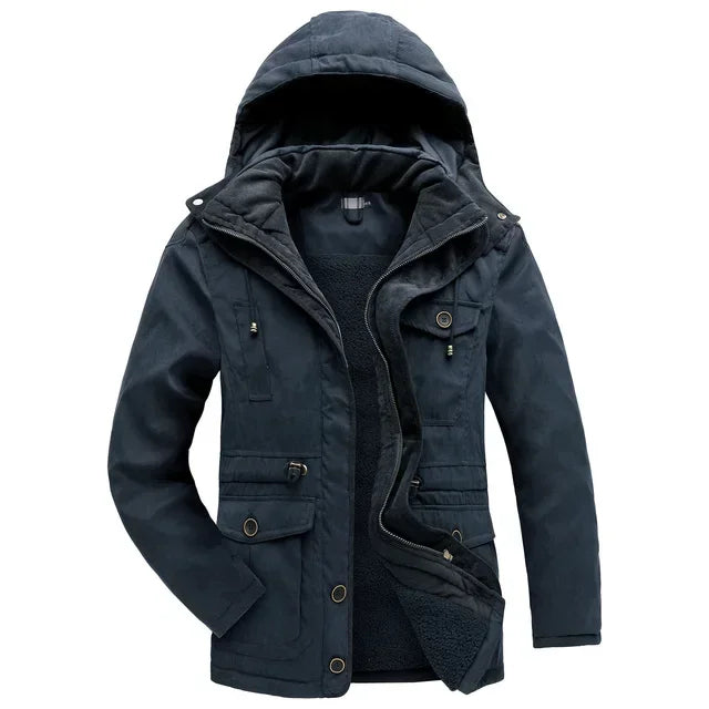 Avkopplad och elegant vinterjacka