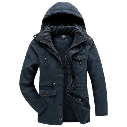 Avkopplad och elegant vinterjacka